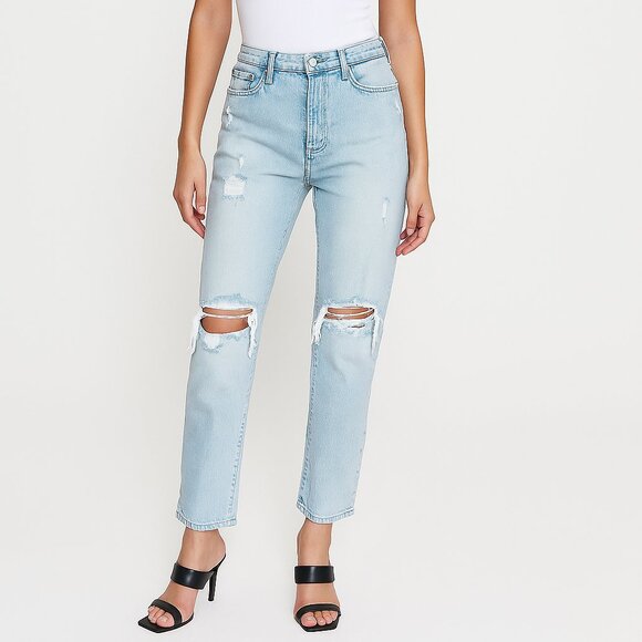 Citizens of Humanity Jeans Light Wash Straight Leg The Honor Distressed size 32 - Picture 1 of 10